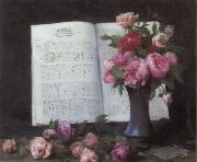 Charles Schreiber Rose Nocturne oil